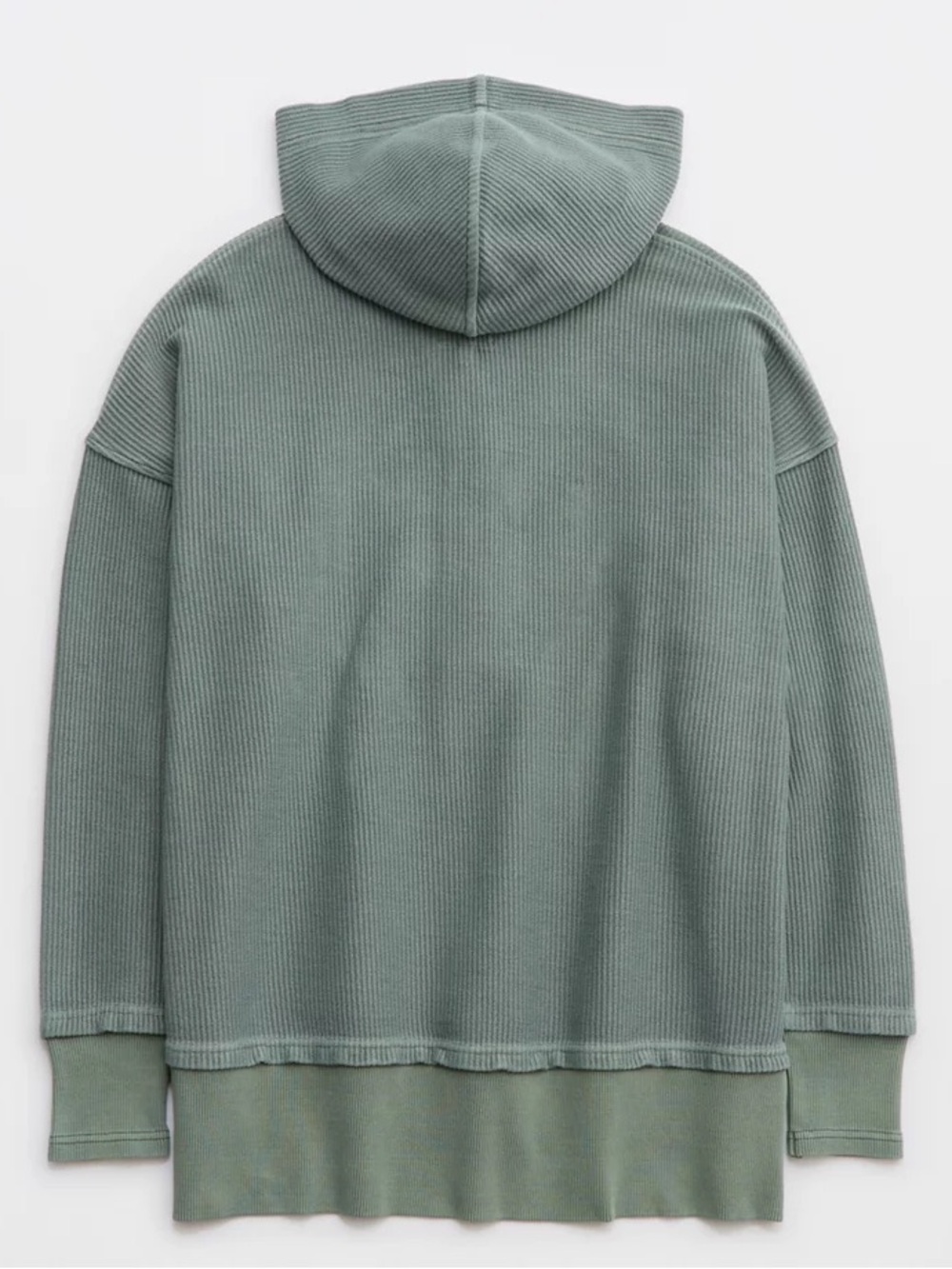 Aerie Textured Henley Hoodie - Picture 4 of 5